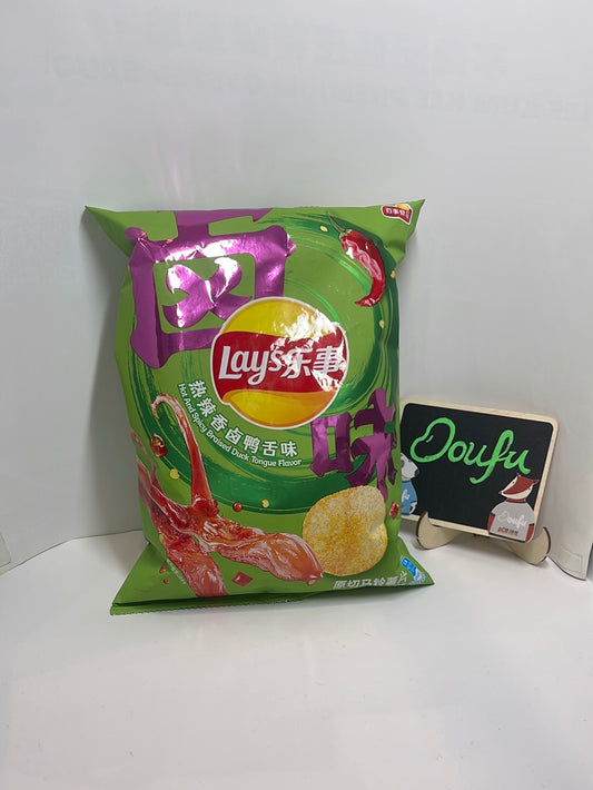 Lays-Spicy Braised  Duck Tongue 70g 热辣香卤鸭舌味