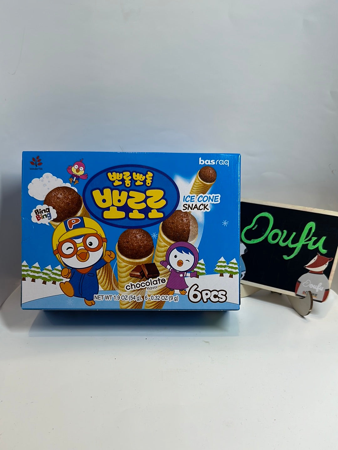 Pororo ice corn chocolate 巧克力卷 54g