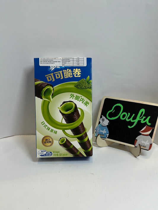 Oreo C C Rolls Japanese Matcha 奥利奥可可脆卷 日式抹茶味 50g