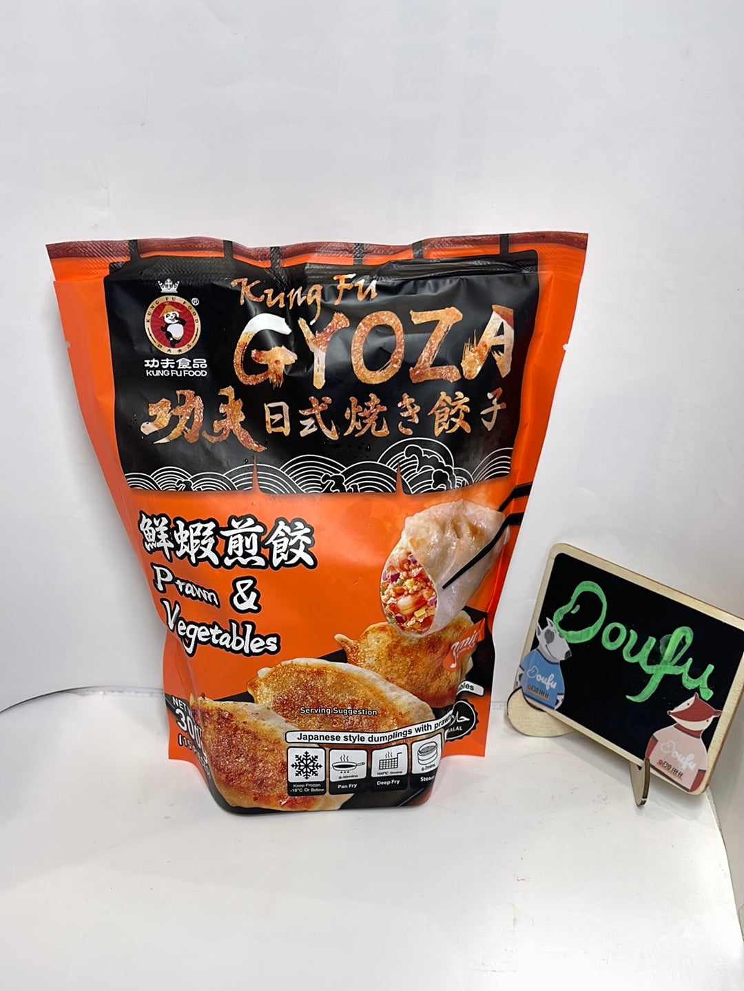 KF Prawn&Vegetable Gyoza 功夫鲜虾煎饺 300g