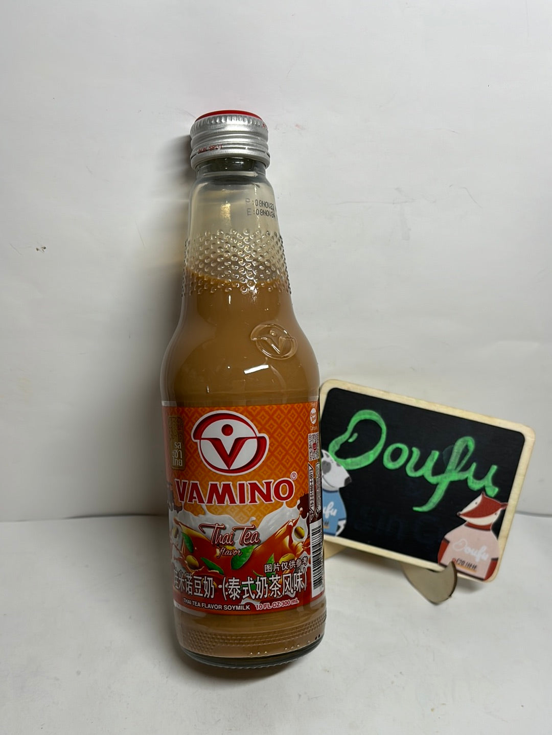 Vamino Soymilk  thai tea Bottle 豆奶