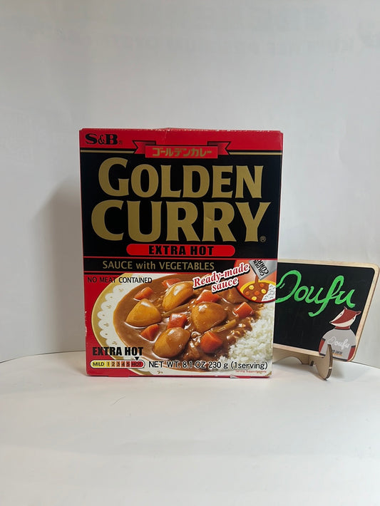 S&B Golden Curry Sauce With Vegetables Extra Hot 金牌咖喱带蔬菜超辣 230g