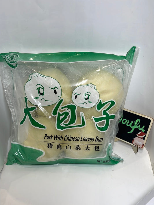 Wang s Pork with Chinese Leaves Bun 4pcs 王记猪肉白菜包500g