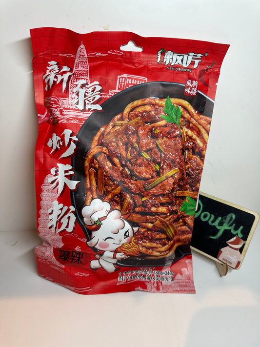 LFQ Fried Vermicelli-Spicy 辣风芹(爆辣)新疆炒粉340g