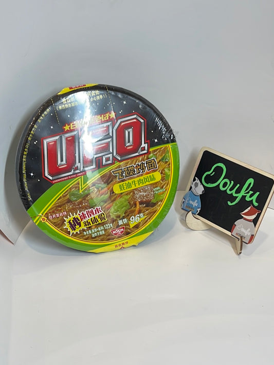 UFO instant noodles oyster beef flavour飞碟炒面蚝油牛肉风味123g