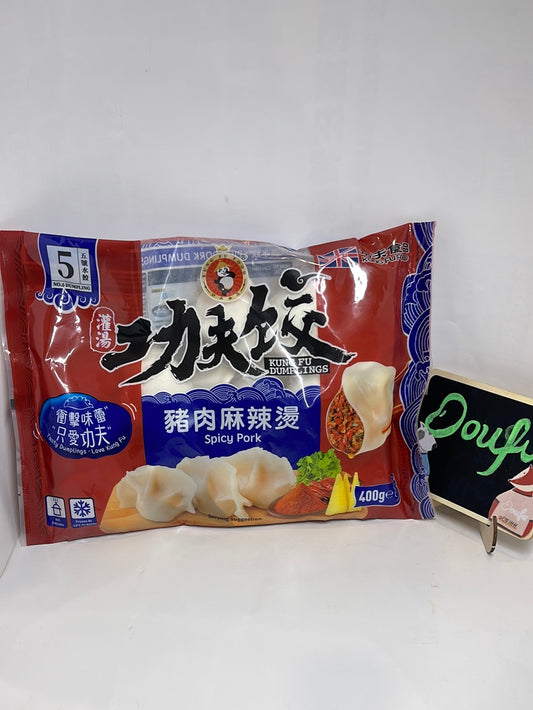 KF Spicy Pork Dumplings 功夫水饺猪肉麻辣烫 400g