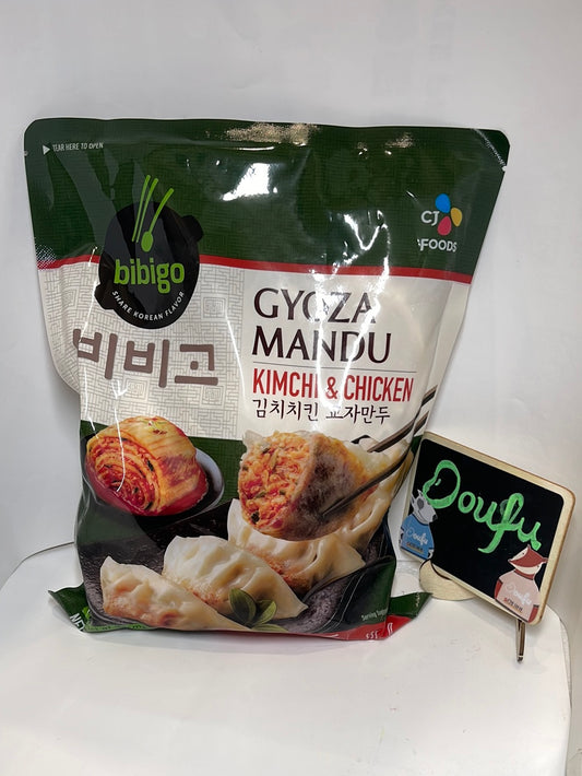 BIBIGO GYOZA KIMCHI & CHICKEN 600G必品阁泡菜鸡肉煎饺