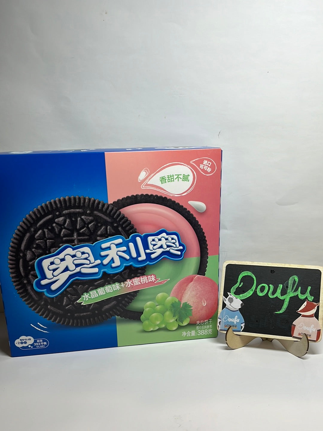 Oreo Double Stuff Cookie Grape&Peach388g奥利奥双层夹心葡萄+水蜜桃