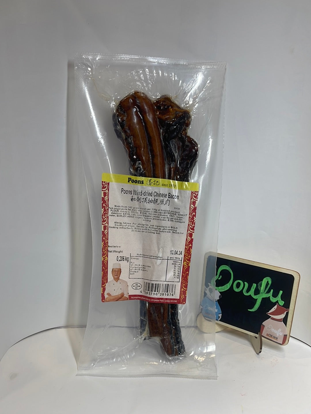 PJLRPOONS WIND-DRIED CHINESE BACON 潘记腊肉206g