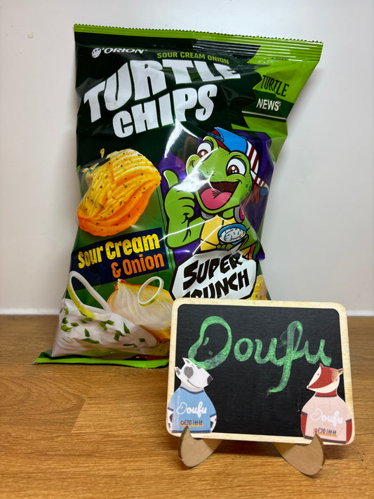 Orion Sour Cream Onion Turtle Chips 好丽友酸