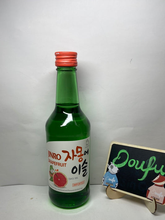 Jinro Chamisul Soju(Grapefruit) 真露烧酒 西柚味13%vol 350ml