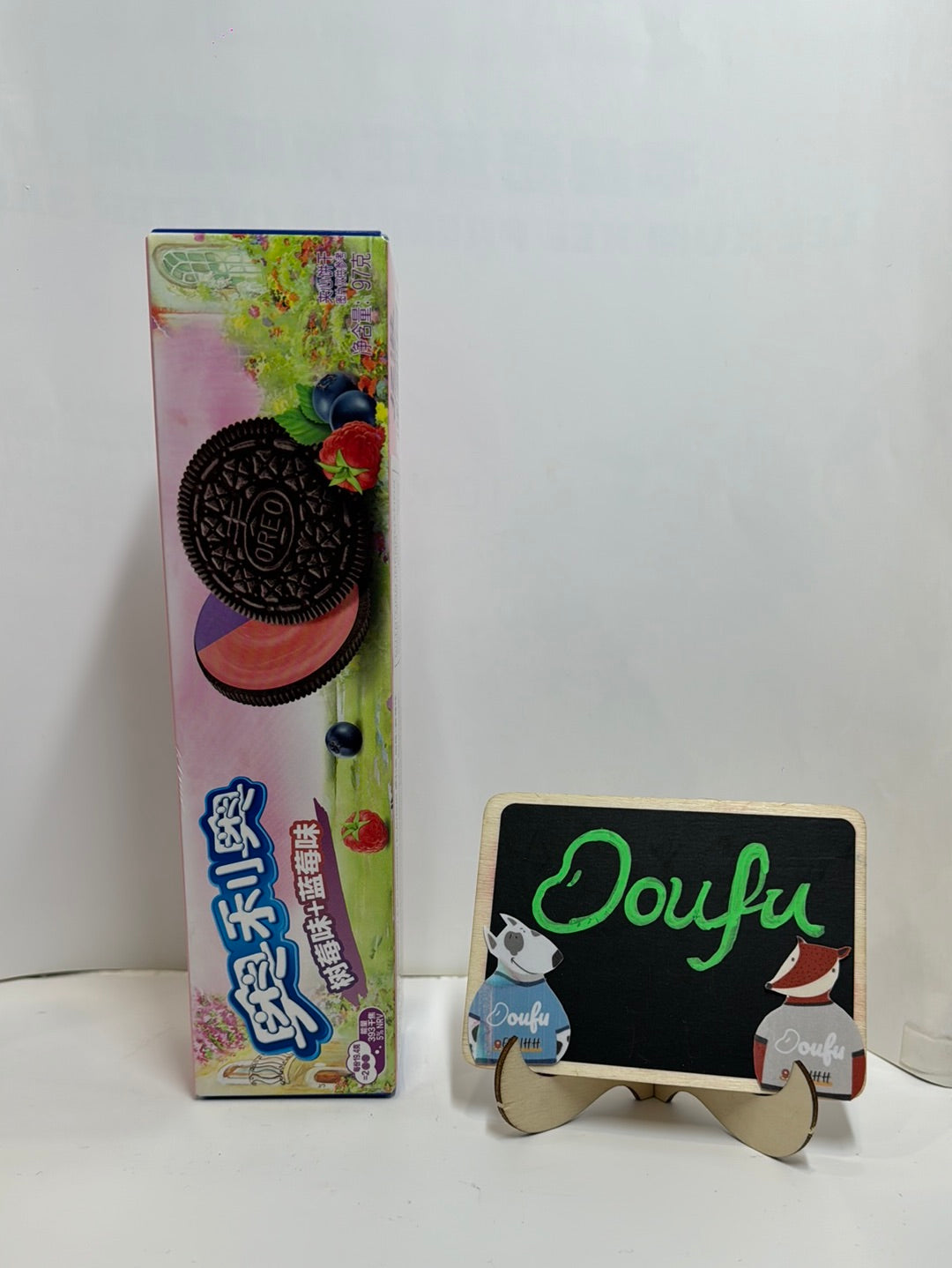 Oreo raspberry&blueberry Flavour coockie奥利奥树莓味+蓝莓味 97g