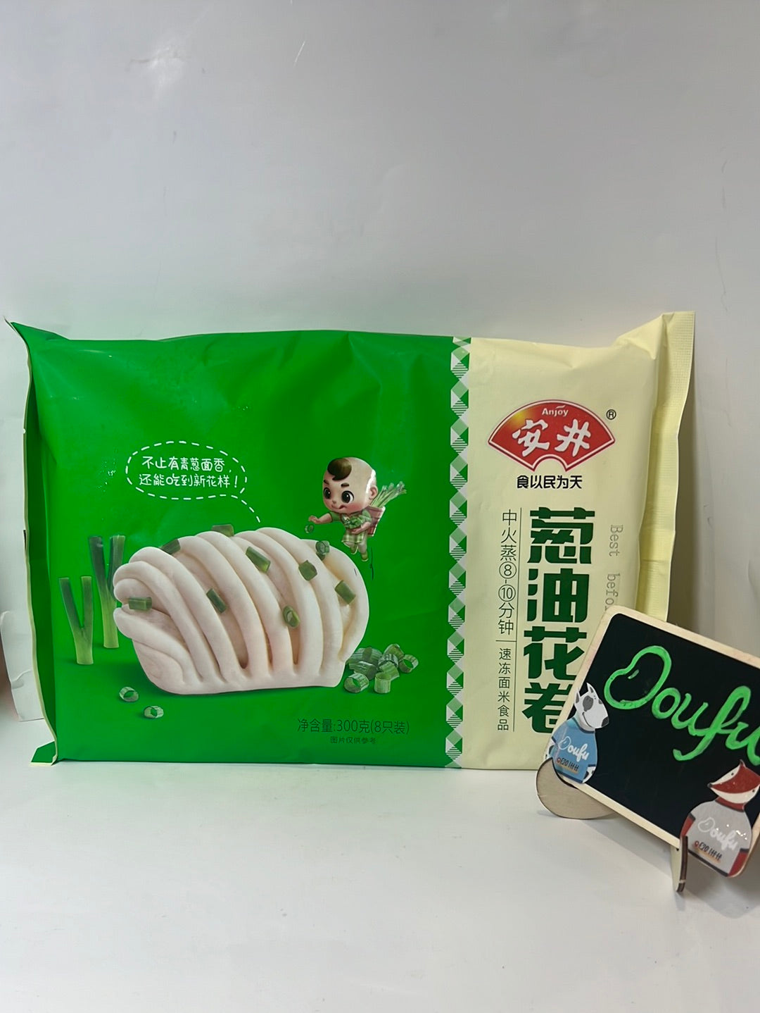 ANJOY Spring Onion Roll 安井葱油花卷 300g