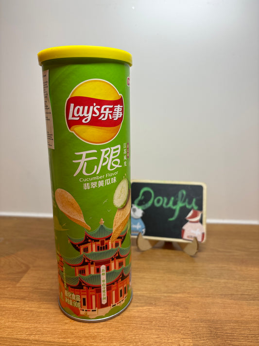 LS Potato Crisps Cucumber Canned 乐事黄瓜90g