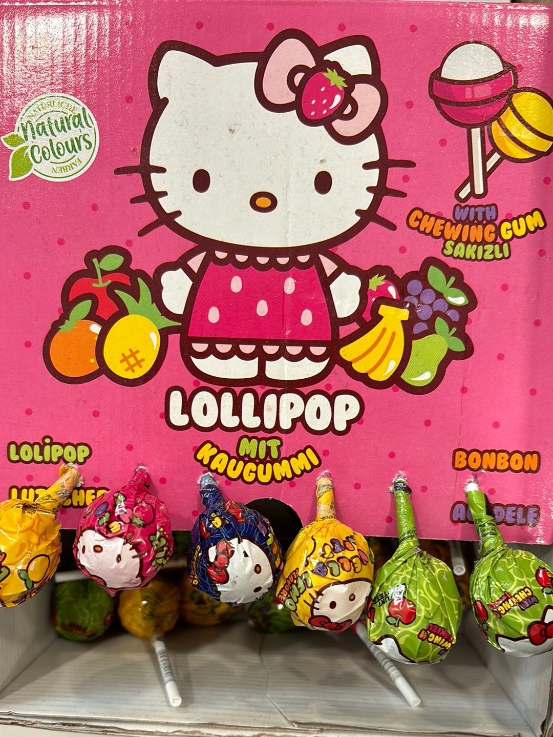HelloKitty Lollpop With Chewing Gum