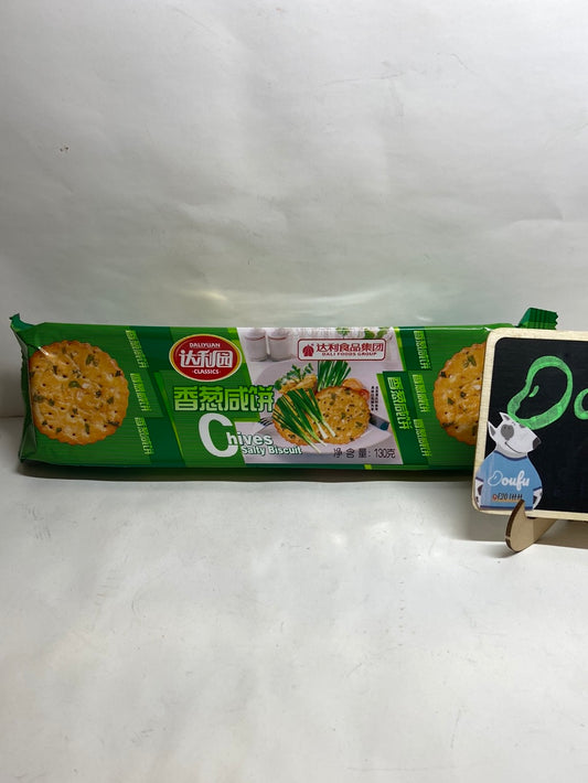 Spring Onion Crispy Cookies 130g 达利园香葱咸饼