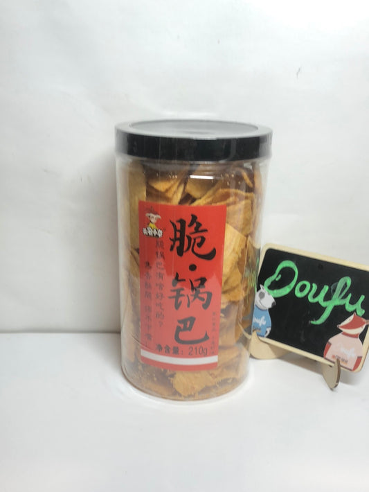 WMXZ Crispy Crust Crackers Crawfish Flv 无名小卒脆锅巴小龙虾味 210g