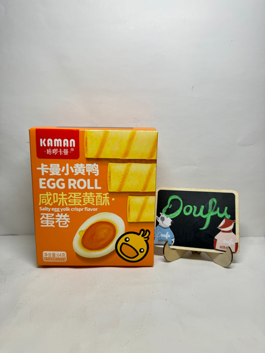 Kaman egg roll salty egg yolk卡曼咸蛋黄味蛋卷64g