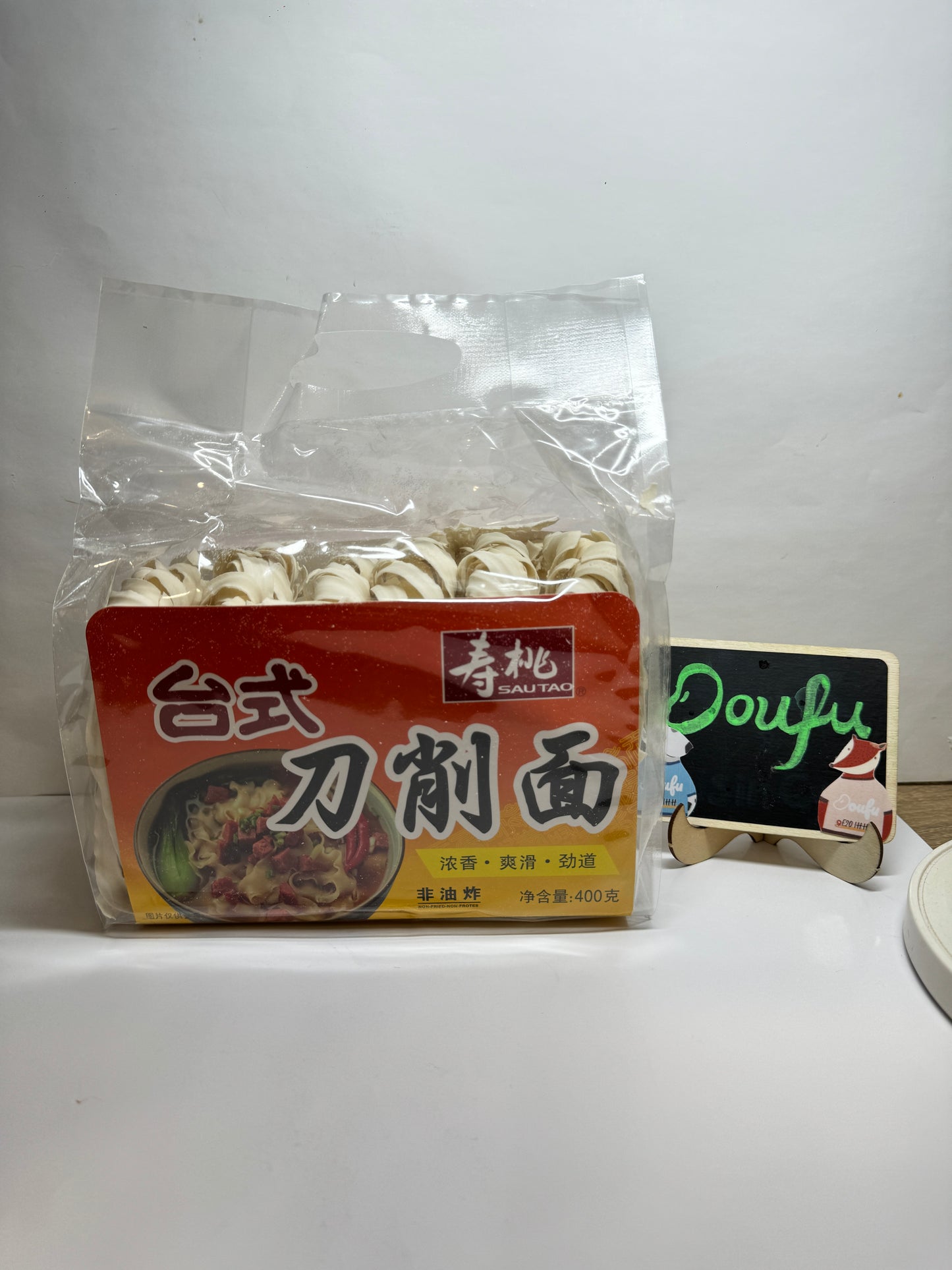 ST TW Knife Shaved Noodle 寿桃台式刀削面 400g