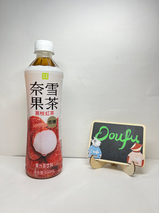 NX fruit drink lychee red tea 奈雪果茶荔枝红茶450ml