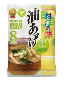 MARUKOMEMarukome Ryotei no Aji Miso Soup Aburaage (Vegetarian) 8pcs 153g *NEW*